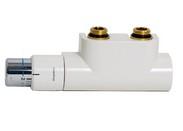 Purmo Designventil vinkel krom 50 mm