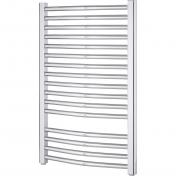Unite håndklæderadiator buet - 50x117 cm - krom
