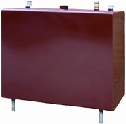 Firkantet olietank 1200l indendrs med anode