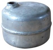 Luftpotte 1 liter i galvaniseret stål