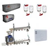 Salus 24 volt tr&aring;dl&oslash;s gulvvarmepakke 9 kredse