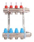 Salus gulvvarmemanifold til 9 kredse med flowmeter