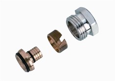 Danfoss klemringsfitting til pex-rør - ½ Ø15-2,5mm