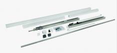 Dorma Skinnesæt GSR/V - BG hvid-lakeret