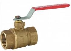kugleventil 3/4" rødgods muffe/muffe