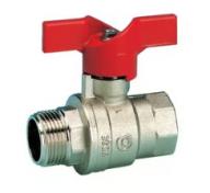 Pettinaroli kuglehane - 1/2" - muffe/nippel m. T-greb