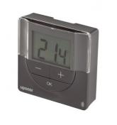 Uponor smatrix digital termostat m. rh gr&aring; tr&aring;dl&oslash;s t-167
