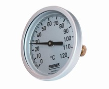 Skrivetermometer 0-120 °C - Diameter Ø80mm