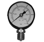 Manometer 1/2" x 80 mm - 0-10 bar