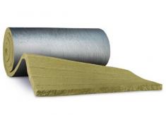 Lamelmtte Rockwool med alufolie 20 mm