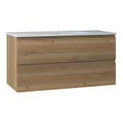 Nortiq Brazil 100 One-box møbelsæt m/skuffer - Flatpack - Halifax eg