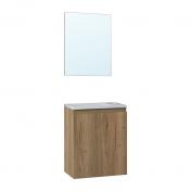 Nortiq Pisa 40 One-box m�bels�t m/l�ge og spejl - Halifax eg