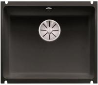 Outlet - Blanco Subline 500-U k�kkenvask keramisk porcel�n - Sort