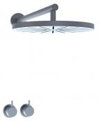 Vola termostatblander med hovedbruser mat sort