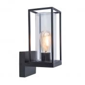 Lutec Tradition Flair 1 udendrslampe til vg - Mat sort
