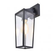 Lutec Tradition Pine udendrslampe til vg - Mat sort