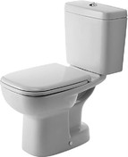 Duravit D-code gulvstående toilet u/cisterne, med S-lås