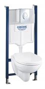 Grohe Solido toiletpakke m/ høj 113 cm cisterne og softclose sæde