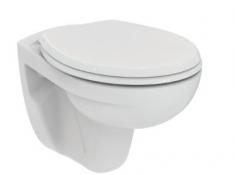 Ideal Standard Eurovit RIMless væghængt toilet inkl/toiletsæde