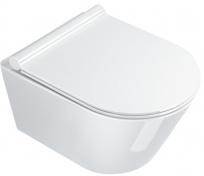 Catalano Zero 50 kompakt væghængt toilet m/NewFlush, rimless og Cataglaze+