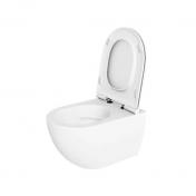 Lavabo Comoda rimless v�gh�ngt toilet inkl. EasyClean og s�de m/soft-close og quick release - Hvid
