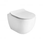Lavabo Glomp Mini rimless væghængt toilet inkl. sæde - Hvid