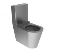 CMA S21 Gulvmonteret toilet med cisterne. Rustfrit stål