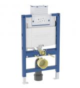 Geberit Duofix element til væghængt toilet, 82 cm, med Omega indbygningscisterne 12 cm.