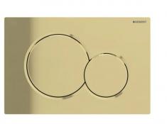 Geberit Sigma 01 Round betjeningsplade - Messing