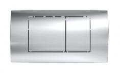Betjeningsplade Twinline 30, Plast, Blankforkromet