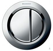 Geberit Omega01 Remote trykknap til gips - Krom