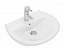 Ifö Spira 57 håndvask t/væg - Uden hanehul - Uden overløb - Ifö Clean