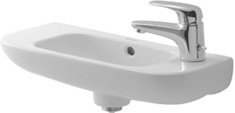 Duravit D-Code 50 hndvask t/vg - Uden hanehul