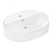 hansgrohe Xuniva U 60 fritst�ende bowlevask - 1 hanehul - Med overl�b