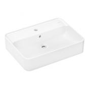 hansgrohe Xuniva Q 60 fritst�ende bowlevask - 1 hanehul - Med overl�b