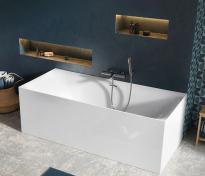 Strømberg Turin firkantet fritstående badekar 1700 x 750 mm