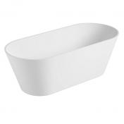 Kriss Classic fritstående badekar - Mat hvid