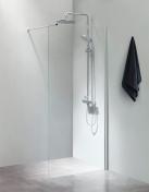 Casse Slim brusevg 90 cm - Klart Glas/Blank