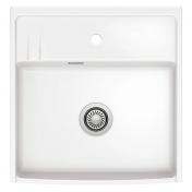 Lavabo Kentro 60 kkkenvask i porceln - Hvid/krom
