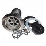Intra Bundventil 1 1/4"  m/prop, krom