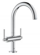 Grohe Atrio New håndvaskarmatur m/ pop-up bundventil - Krom