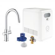 Grohe Blue Professional kkkenbatteri m/C-tud og udtrk - Krom