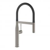 Grohe Essence New kkkenarmatur m/profi-bruser - Brstet hard graphite