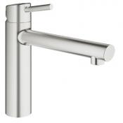Grohe Concetto køkkenarmatur m/lige tud - Supersteel