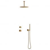 Damixa Iris DS 2 brusesystem til indbygning - Loft - Børstet bronze