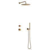 Damixa Iris DS 1 brusesystem til indbygning - Børstet bronze