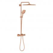 Grohe Rainshower SmartActive 310 Cube brusesystem - Brstet warm sunset