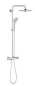 GROHE Euphoria 260 brusesystem termostatarmatur EcoJoy 9,5l. Krom