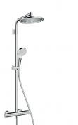 Hansgrohe Crometta S 240 Varia Showerpipe m/ justerbar topbeslag