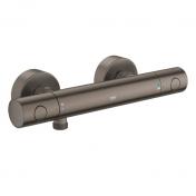 Grohe Grohtherm 800 Cosmopolitan brusearmatur m/termostat - B�rstet Hard Graphite